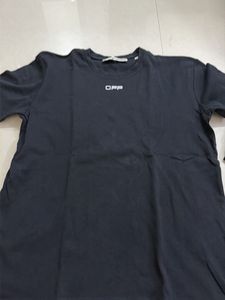 black T-shirt