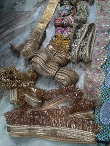 Embellished Laces for Sarees &amp; Dupattas