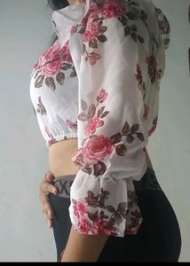 Floral Crop Top