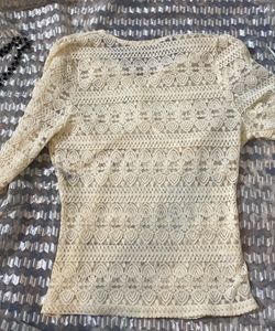 cute Lace Long Sleeve Top