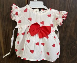 Set of 0-6 month old baby girl dress
