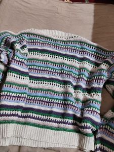 crochet oversized top
