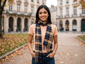 Plaid Cozy Scarf 🧣🌀
