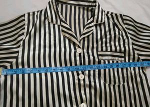 Very Amazing Satin Shirt With Shorts