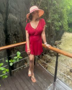 Soneva Red Swim Suit Dress