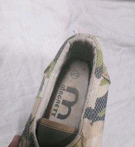 👟Mens Camo Print Canvas Sneaker Slip On Casual Shoe Military Camouflage Stylish Fabric Shoe Running Walking Sneaker For Men Boys Men's Footwear Size 43