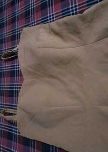 Women's Chic Tan Spaghetti Strap Top(Padded)