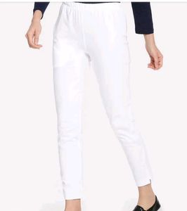 White Cotton Leggings