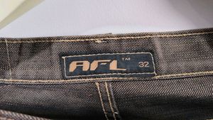 AFL by FBB - Men's Straight Fit Jeans (32, Brown)