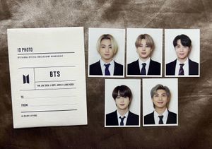BTS ID photos from Army kit 2021 - set of 5