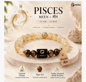 Pisces Natural Multi Stones Bracelet