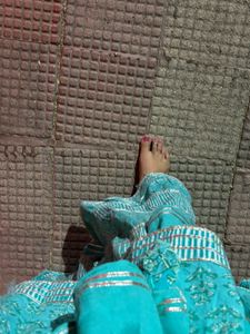 Beautiful Teal Kurta Set with Dupatta