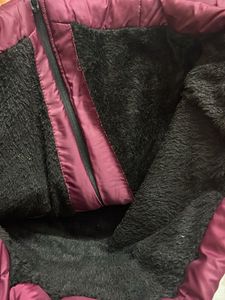 Burgundy Padded Jacket