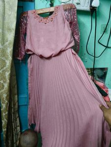 new Beautiful Pink Eid Dress for Girls