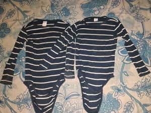 Bundle of 2 Striped Baby Bodysuits