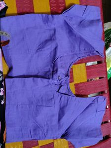 Purple Cotton Blouse