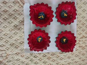 Set of 4 Decorative Diyas