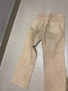 Stylish Tan Wide-Leg Pants