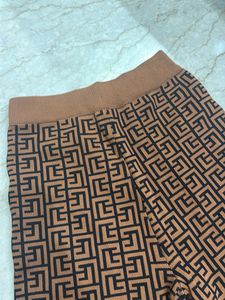 Designer Print Wide Leg Pants
