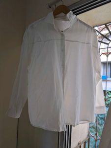 Chic White Oversized Shirt