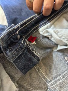 Classic Blue Denim Jeans Low Waist