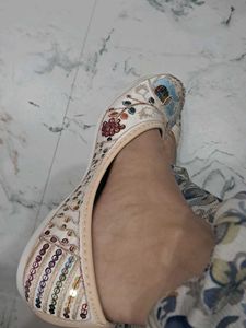 Embroidered Elephant Juttis