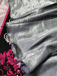 Shimmering Grey Ethnic Skirt