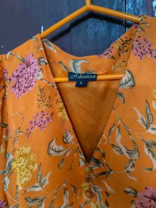 Vibrant Floral Print Midi Dress