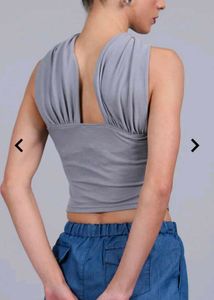 Gray Tube Top