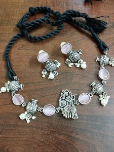 Radha Krishna Beautiful Set With Semi-precious Work 👌👌👌👌💕