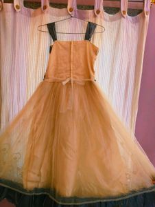 Beautiful princess style flared baloon like long f