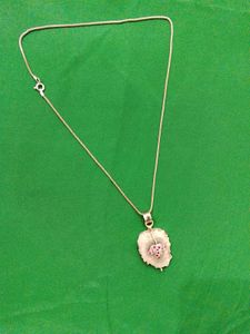 925 Silver Leaf Pendant Necklace