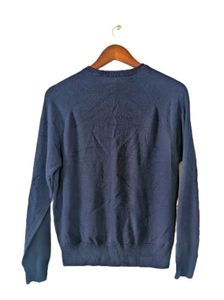 Navy Blue Crew Neck Sweater