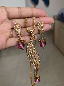 Indian Jewelry Set - Gold Tone