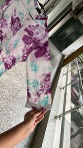 Floral Print Cotton Shirt