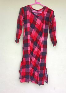 Size L Cute Red Kurta ❤️✨