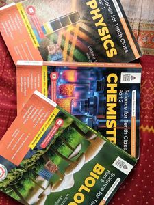 Physics, Chemistry, Biology Books for 10th Class