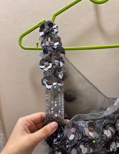 Elegant Grey Lehenga Choli