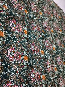 Intricate Floral Print Fabric