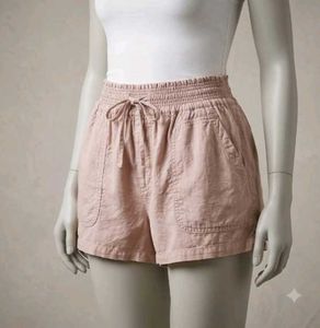 Light Pink Smocked ⭐⭐Waist Shorts