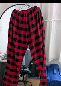 Cozy Red &amp; Black Plaid Pajama Pants