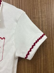 Cute Bow White Cropped Top