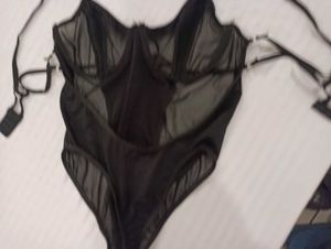 Sheer Black Bodysuit