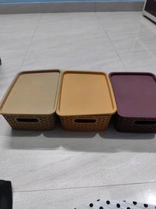 Brand New Multipurpose Storage Basket With Lid
