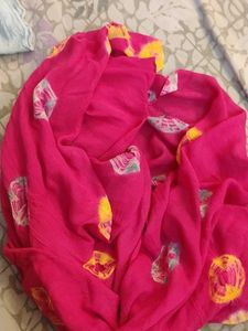 Vibrant Bandhani Print Dupatta