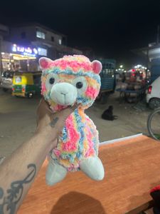 Llama Alpaca Rainbow Plush Stuffed Animal Toy
