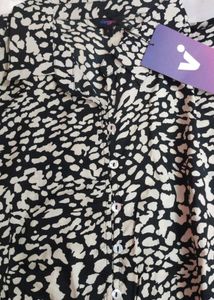 🆕Black Zebra Print Dress