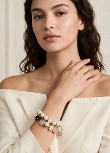 Charming Pearl Charm Bracelet