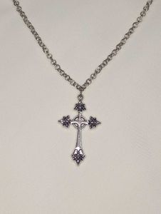 Gothic Cross Pendant Necklace
