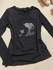 Black Stretchable T-shirt